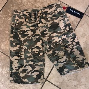 True Religion Boys Cargo Shorts